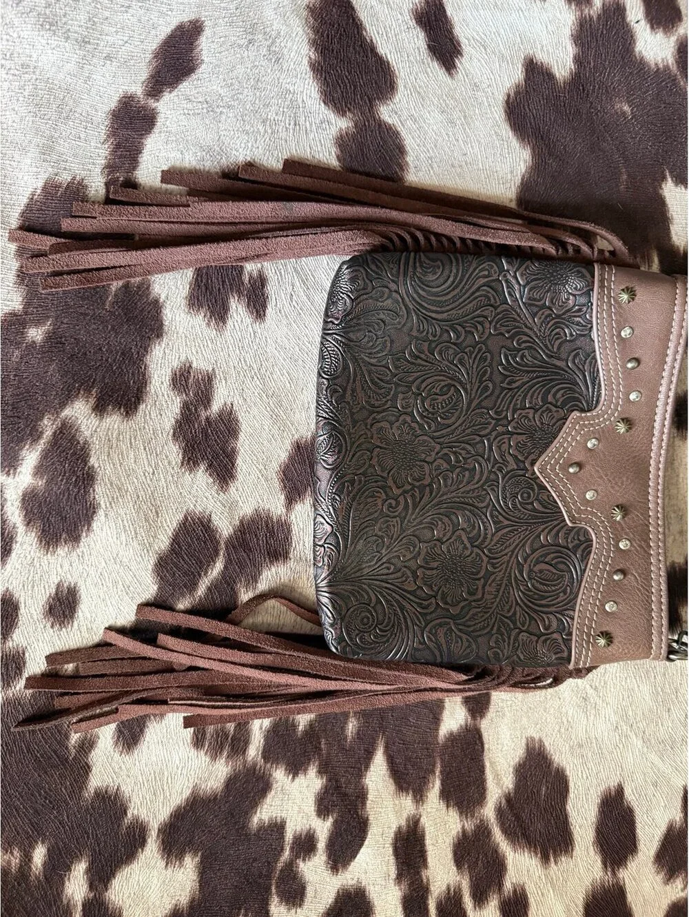 Western Fringe Crossbody Purse